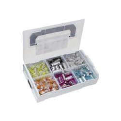 Hellermanntyton - Assortiment de bornes pour boîte de dérivation Helacon 148-90046 flexible: 1-2.5 mm² rigide: 0.5-2.5 mm² Nombre de pôles: 2, 3, 4
