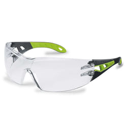 Uvex pheos Lunettes de sécurité Polyoxyméthyléne (POM), Élastomère thermoplastique (TPE) Noir, Vert