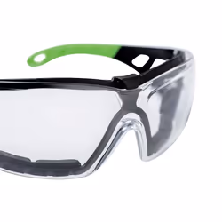 Uvex pheos Lunettes de sécurité Polyoxyméthyléne (POM), Élastomère thermoplastique (TPE) Noir, Vert