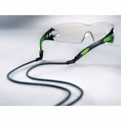 Uvex pheos Lunettes de sécurité Polyoxyméthyléne (POM), Élastomère thermoplastique (TPE) Noir, Vert - Vue supplémentaire 4