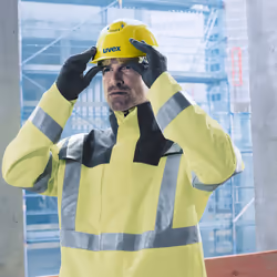 Uvex 9772140 Équipement de sécurité pour la tête Jaune
