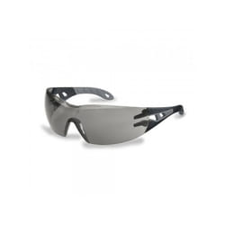 Uvex - lunettes à branches pheos s (étroit), gris (23 %)/noir, gris (9192283)