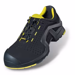 Uvex 85142, Unisexe, Adulte, Chaussures de sécurité, Citron vert, Noir, P, S1, ESD, SRC, Fermeture rapide