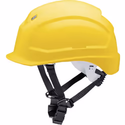Informations techniques Couleur : jaune Largeur de la tête (min.) : 520 mm Matériau : Polyéthylène Sangle intérieure : 6 poin ...