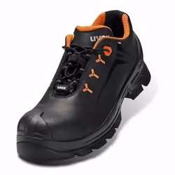 Uvex 2 S3 MACSOLE HI HRO SRC, Unisexe, Adulte, Chaussures de sécurité, Noir, Orange, A, E, ESD, FO, HI, HRO, P, S3, WRU, Ferm ...