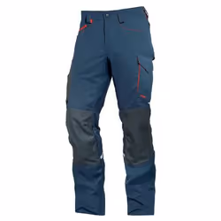 Uvex suXXeed, Pantalons, Homme, Bleu, Gris, Orange, 6 pochettes, Coton, Polyamide, Polyester, 245 g/m²