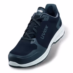 Uvex 65962, Unisexe, Adulte, Chaussures de sport de sécurité, Noir, Blanc, ESD, S3, SRC, Fermeture par lacet