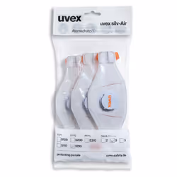 Masque respiratoire avec soupape UVEX Silv-Air premium 5210; FFP2; 3 unités