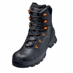 Uvex MACSOLE, Unisexe, Adulte, Bottes de sécurité, Noir, Orange, CI, HI, HRO, S3, SRC, Hiver