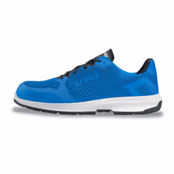 Uvex 1 sport S1P Unisexe Adulte Noir, Bleu, Blanc