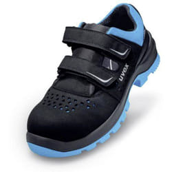 2 xenova® 9553242 antistatique (esd) Sandales de sécurité S1P Pointure (eu): 42 noir, bleu 1 paire(s) - Uvex