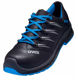 Uvex 69342, Mâle, Adulte, Chaussures de sécurité, Noir, Bleu, S2, S3, SRC, ESD, Fermeture par lacet