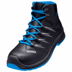 Uvex 2 trend, Unisexe, Adulte, Chaussures de sécurité, Noir, Bleu, EUE, EN, ESD, S3, SRC