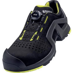 Uvex - 6568 6568242 Chaussures basses de sécurité S1P Pointure (eu): 42 noir/jaune 1 paire(s)