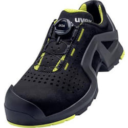 Uvex - 6568 6568246 Chaussures basses de sécurité S1P Pointure (eu): 46 noir/jaune 1 paire(s) A814802