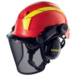Uvex 9774238 Équipement de sécurité pour la tête Polyéthylène haute densité (HDPE) Rouge, Jaune