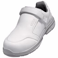 Uvex 65808, Mâle, Adulte, Chaussures de sécurité, Blanc, ESD, FO, S2, Crochet et fermeture de boucle