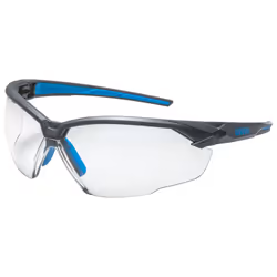 Uvex suXXeed, Lunettes de sécurité, unisexe, EN 166, EN 170, Bleu, Gris, Transparent, Polycarbonate