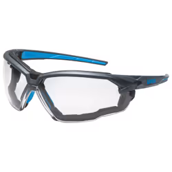 Uvex suXXeed guard, Lunettes de sécurité, unisexe, EN 166, EN 170, Bleu, Gris, Transparent, Polycarbonate