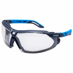 Uvex 5 guard 9183 180, Lunettes de sécurité, unisexe, EN 166, EN 170, Bleu, Gris, Transparent, 1,9 mm