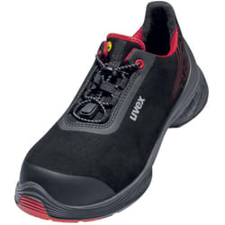 Chaussures de sécurité basses Uvex 68382 Unisexe, t 42 Noir, S3, src, Antistatiques ( Prix pour 1 paire )
