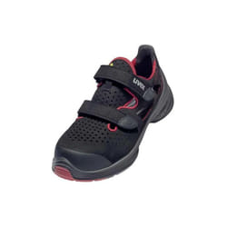 1 G2 6836246 antistatique (esd) Sandales de sécurité S1P Pointure (eu): 46 rouge-noir 1 paire(s) Y620372 - Uvex