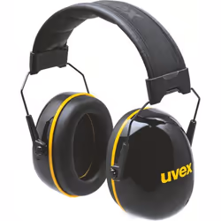 Uvex K20, Arceau, Construction, Noir, Jaune, 33 dB