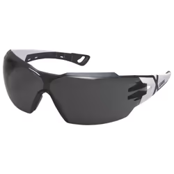 Uvex pheos cx2 9198 230, Lunettes de sécurité, unisexe, EN 166, EN 172, Noir, Blanc, Noir, Transparent, Polycarbonate