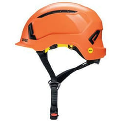 Uvex 9735231 Équipement de sécurité pour la tête Acrylonitrile-Butadiène-Styrène (ABS), Plastique, Textile Orange