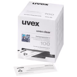 Lingettes de nettoyage UVEX 9963005; pour les lunettes; 100 pièces