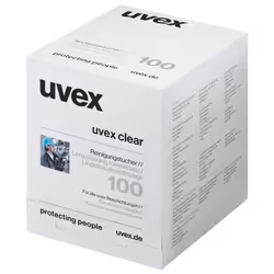 Lingettes de nettoyage UVEX 9963005; pour les lunettes; 100 pièces