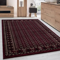 Tapis - MARRAKESH - 0351 - Rouge et Noir - 240x340 cm - Classique - Résistant