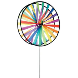 Moulin à vent Magic Wheel - INVENTO - 2 roues géantes - Violet et multicolore - Dimensions 28cm x 79cm