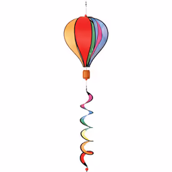 HQ Kites &amp; Designs USA Hot Air Balloon, Moulin à vent unique, Multicolore, Montgolfière