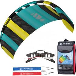 Invento - Cerf-volant à matelas Symphony Beach III.2 polyester bleu/jaune
