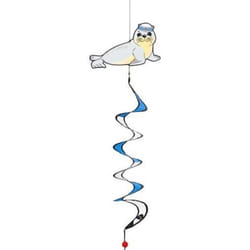 Invento phoque héliporté 100 x 22 cm polyester gris/bleu