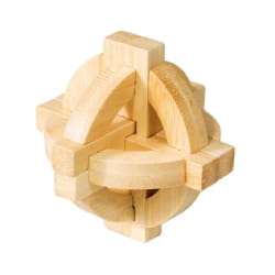 FRIDOLIN Casse-tête Bambou "Double Disque"