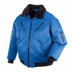 BIG Arbeitsschutz Piloten-Jacke OSLO, Veste, unisexe, Bleu, XXL, Chine, CE