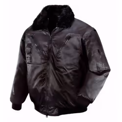 BIG Arbeitsschutz Piloten-Jacke OSLO, Veste, unisexe, Noir, M, Chine, Coton, Polyester
