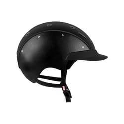 Casque d'équitation en cuir sur le côté et en daim au centre Casco Master 6