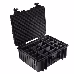 B&W 6000/B/RPD étui pour équipements Sacoche/Attaché-case Noir