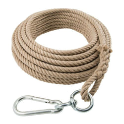 Braun - Corde de seau 25 m tournée en 4 brins, avec boucle 18 mm