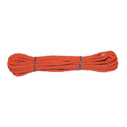 Corde multiusage longueur 10 m d. 10 mm orange