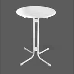 Une table alliant fonctionnalité et design ! Idéale pour vos garden-party, réceptions, foires ou autre évènement. Diamètre du ...