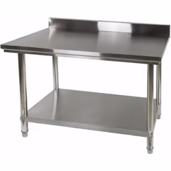 Une table solide conçue pour un large éventail d'applications, telles que les cuisines de cantine, les boucheries, l'emballag ...