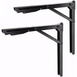Vous avez besoin d'une table pour y manger, travailler ou bricoler ? Grâce à ces consoles robustes et une planche en bois, vo ...