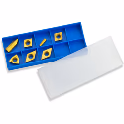 Lot de 7 plaquettes de rechange pour outils de tour à métaux - convient pour outils réf. D18493 - 8 mm - 1 : SCLCR0810D06 - 2 ...