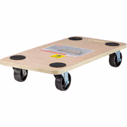 Protégez votre dos ! Avec ce plateau roulant vous êtes capable de transporter des objets volumineux sans trop d'effort. Le pa ...