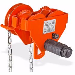 Treuil à main - chaîne de suspension 500 kg - Construction solide - Ajustable pour un large éventail de profils - Montage fac ...