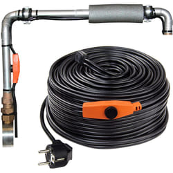 Câble chauffant - 12 m - 192 w - avec thermostat antigel